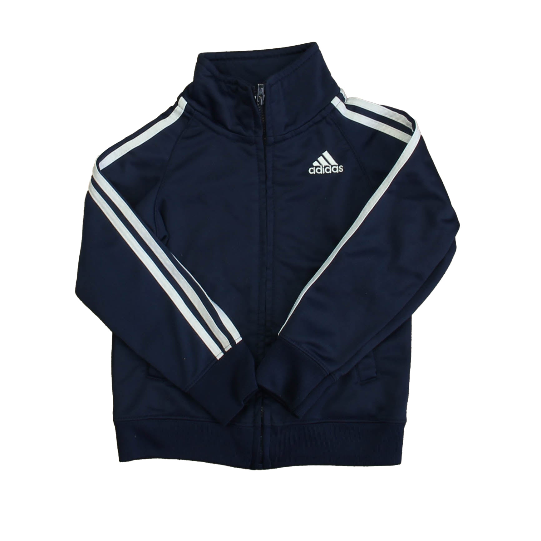 Adidas Boys Navy | White Athletic Top Size: 24 Months Navy | White