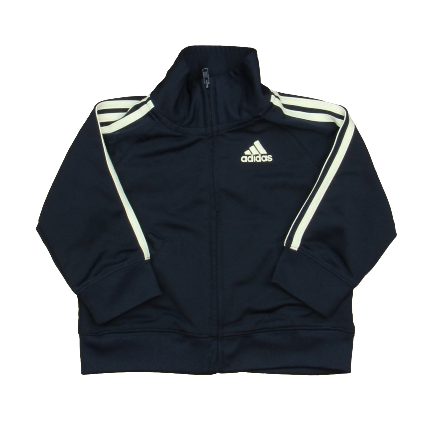 Adidas Boys Navy | White Jacket Size: 9 Months Navy | White