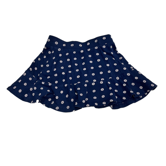 Lands End Girls Navy | White Skirt Size: 3T