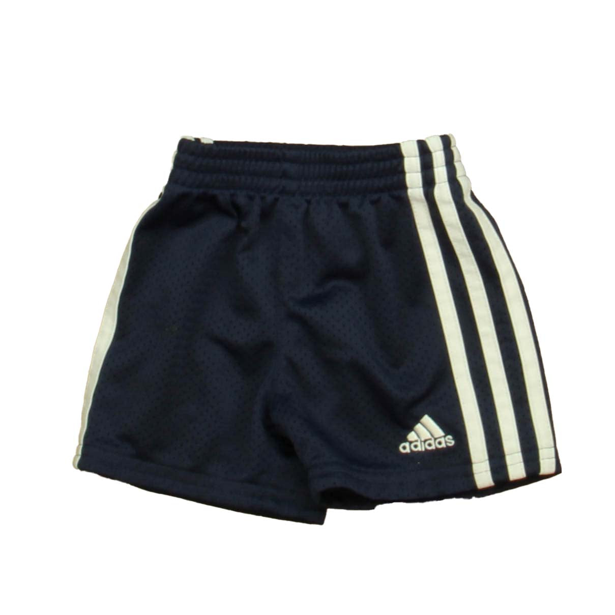 Adidas Boys Navy | White Athletic Shorts Size: 6 Months Navy | White