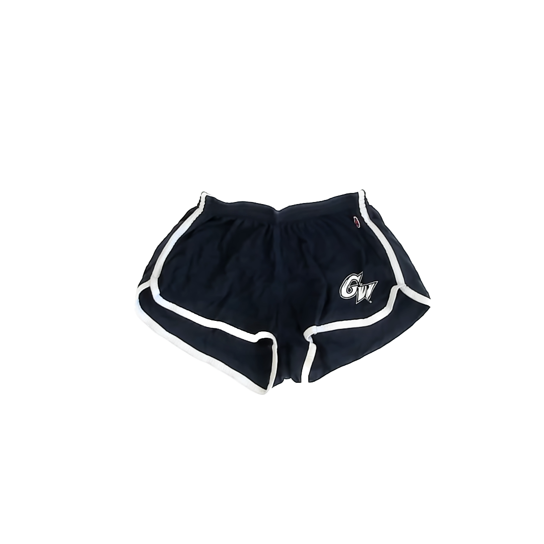 Collegiate Outfitters Girls Navy | White Athletic Shorts Size: Youth Small Navy | White
