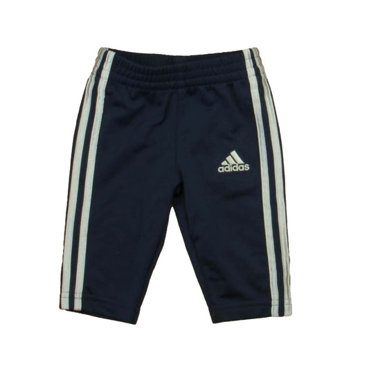 Adidas Boys Navy | White Athletic Pants Size: 3 Months Navy | White