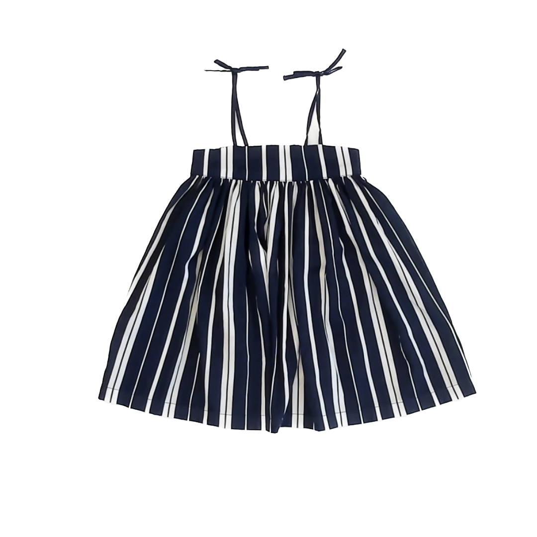 Old Navy Girls Navy | White Dress Size: 2T Navy | White