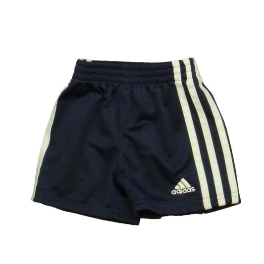 Adidas Boys Navy | White Athletic Shorts Size: 6 Months Navy | White