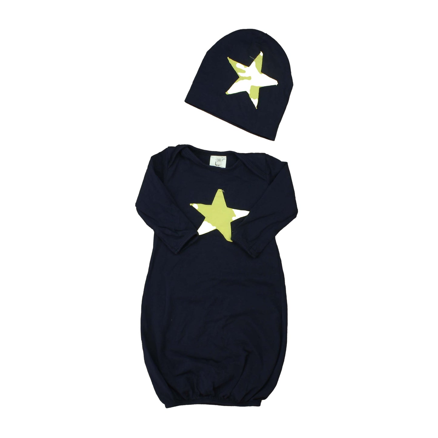 Unique Baby Unisex Navy | Yellow Star Sleepsack Size: 24 Months Navy | Yellow Star