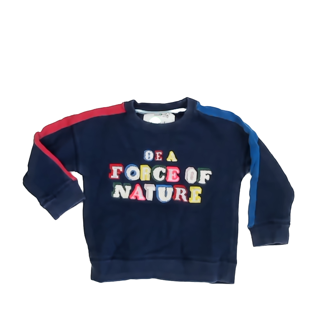 Mini Boden Boys Navy Sweatshirt Size: 4-5T Navy