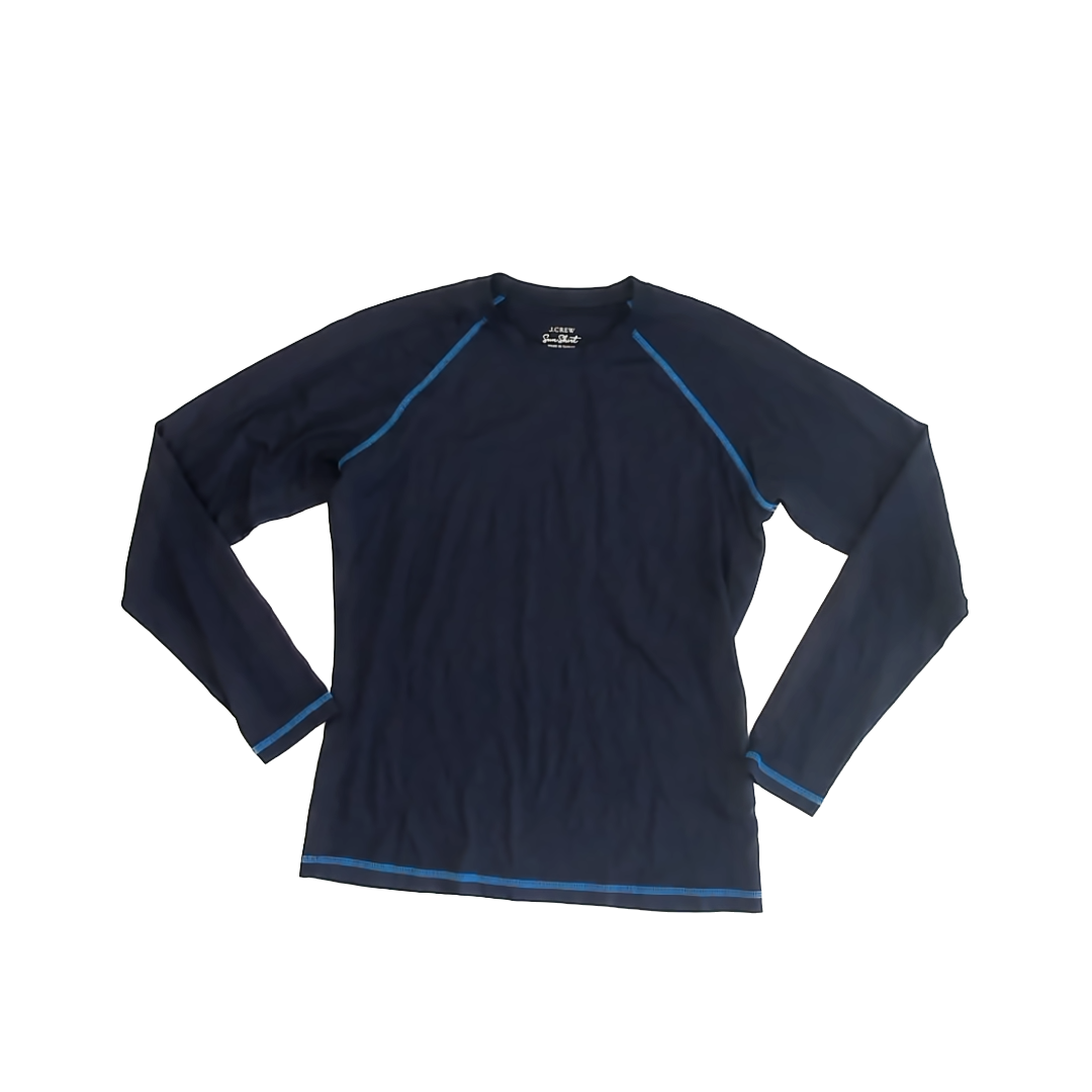 J. Crew Boys Navy Rashguard Size: Adult S Navy