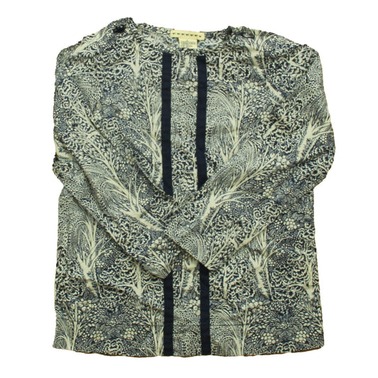 Anthem of the Ants Girls Navy Blouse Size: 6 Years Navy