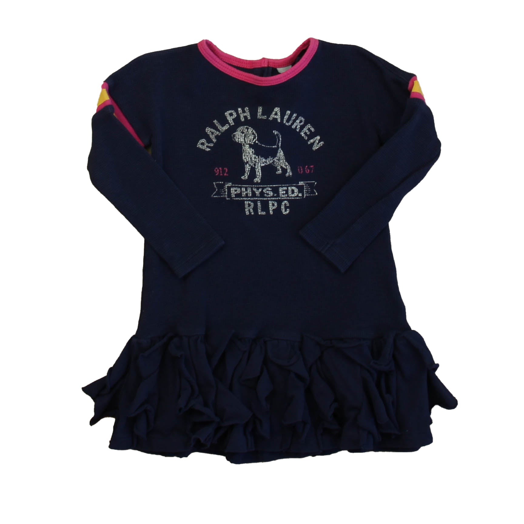 Ralph Lauren Girls Navy Dress Size: 18 Months Navy