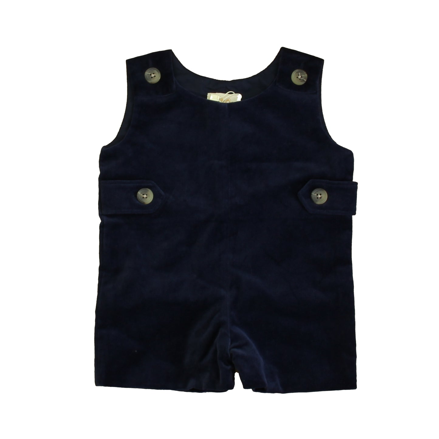 The Beaufort Bonnet Company Boys Navy Romper Size: 0-6 Months Navy