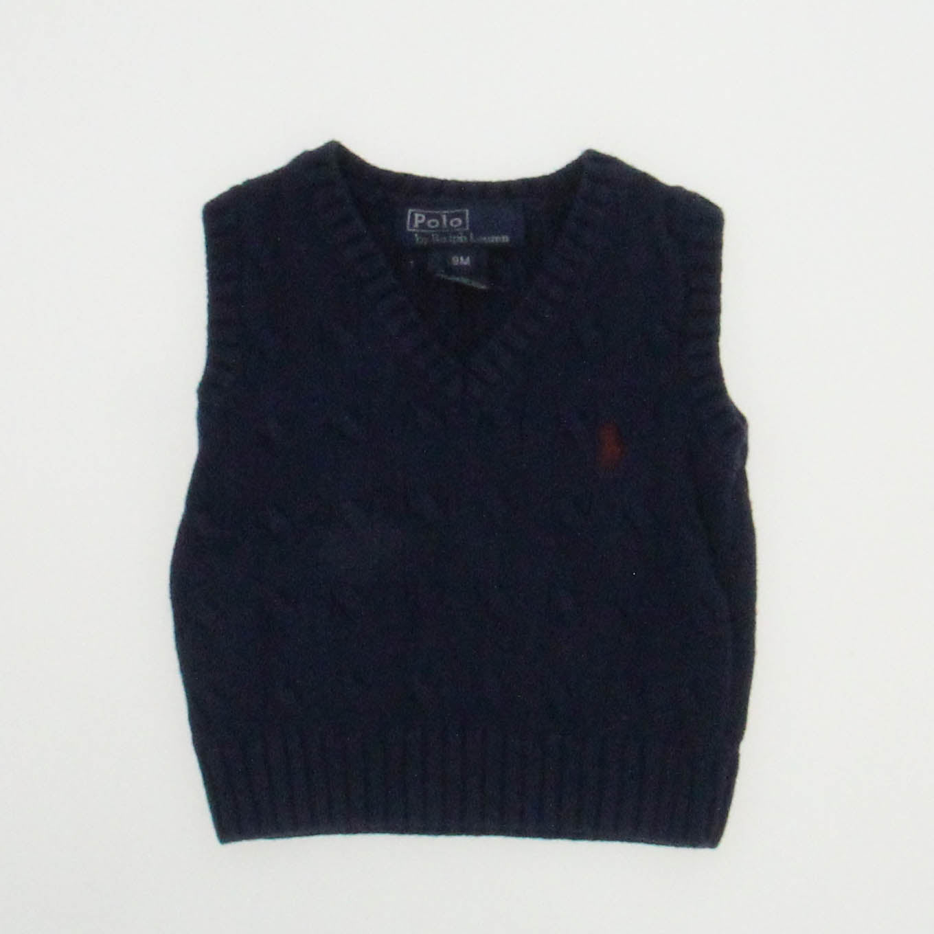 Polo by Ralph Lauren Boys Navy Sweater Vest Size: 9 Months Navy
