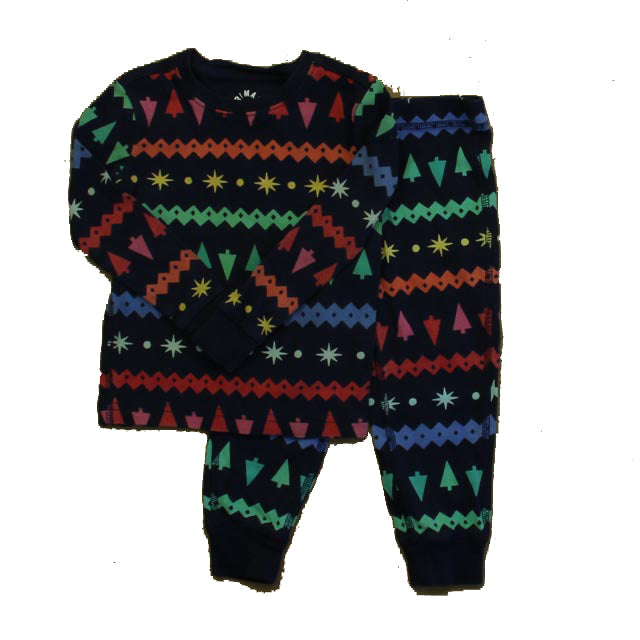 Primary.com Unisex Navy 2-piece Pajamas Size: 2-3T