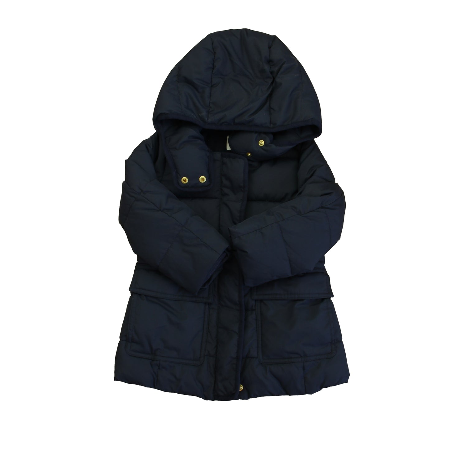 Pre-owned - Good: Crewcuts Girls Navy Winter Coat size: 3T