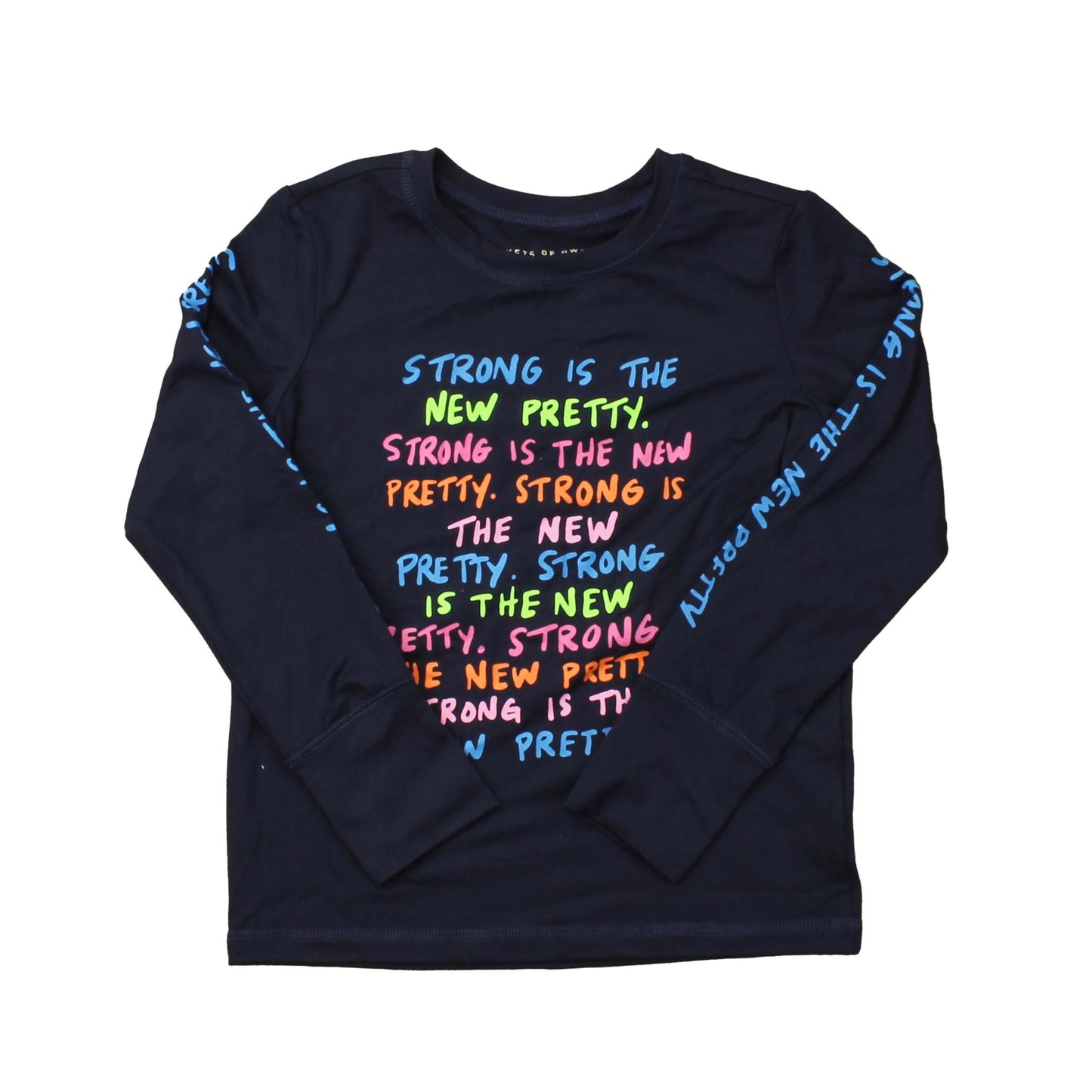 Rockets Of Awesome Girls Navy Long Sleeve T-Shirt Size: 5T Navy
