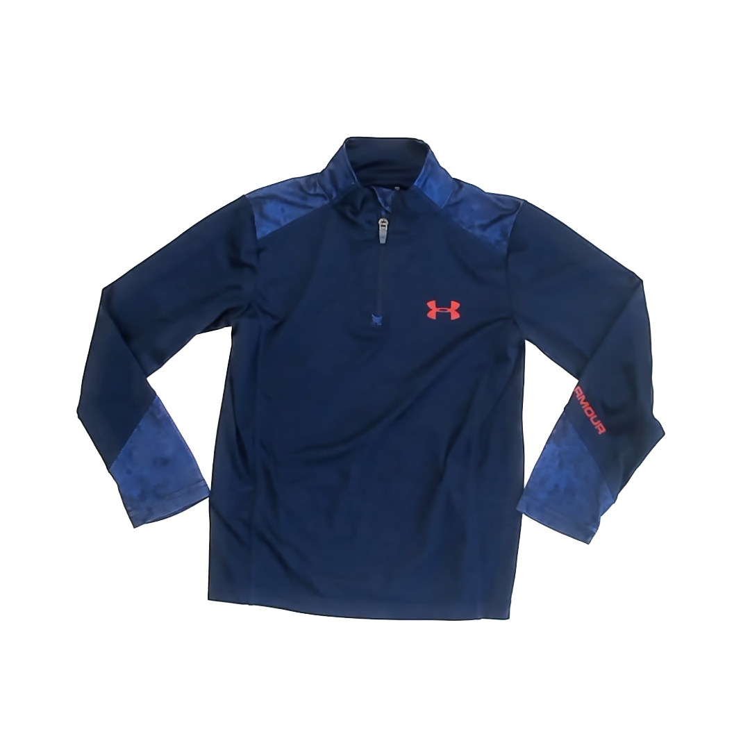 Under Armour Boys Navy Sweatshirt Size: 7 Years Navy