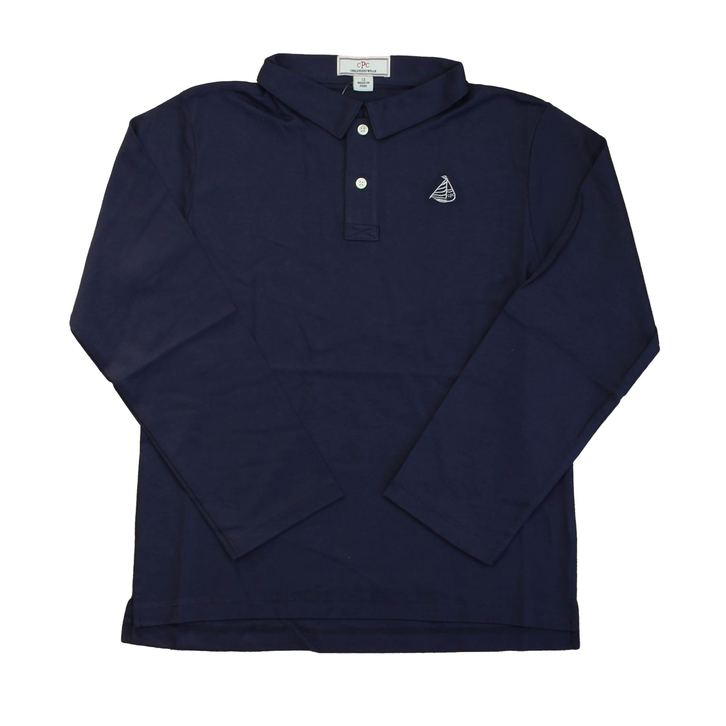 Classic Prep Boys Navy Rugby Shirt Size: 6-14 Years Navy