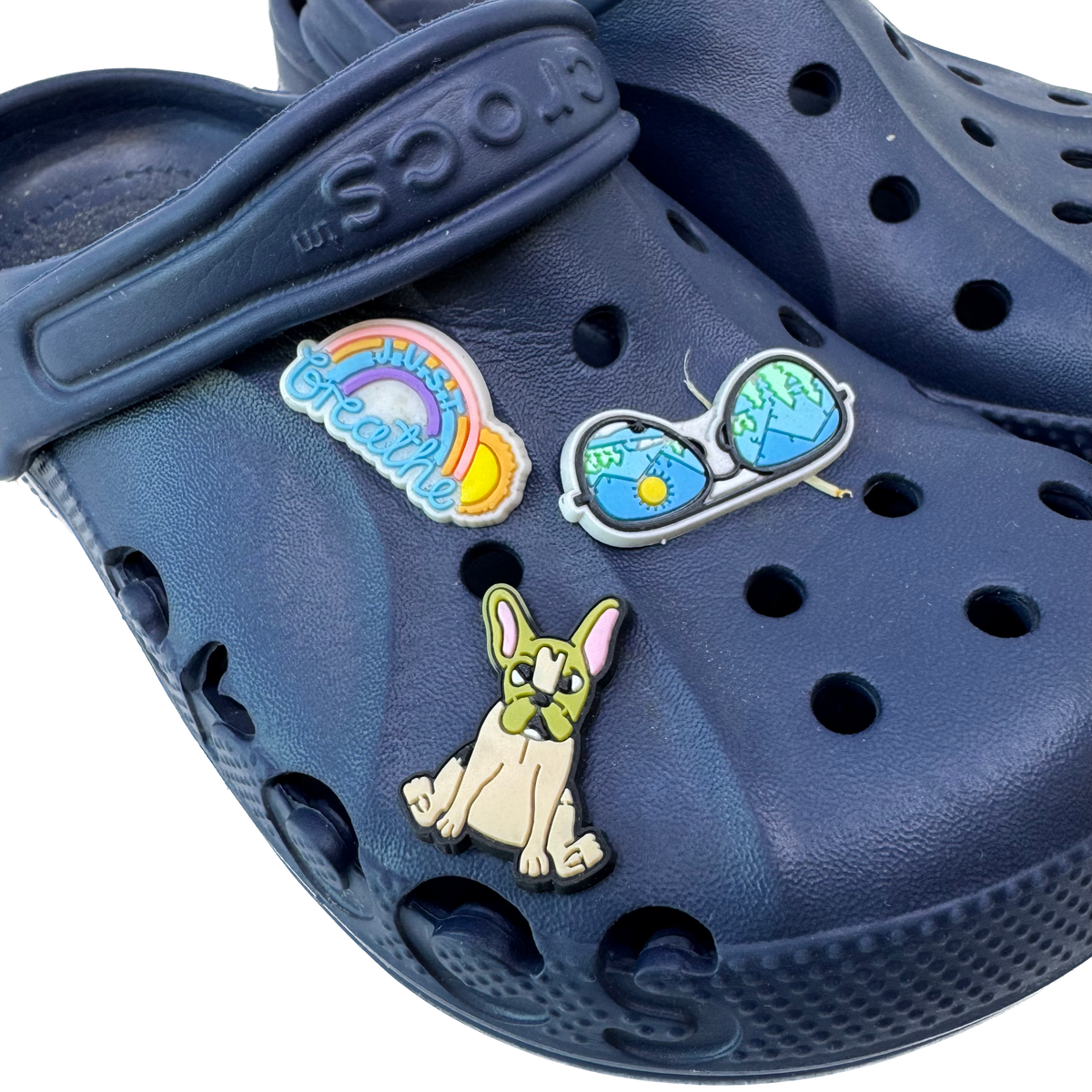 Crocs Boys Navy Sandals Size: 3 Youth Navy