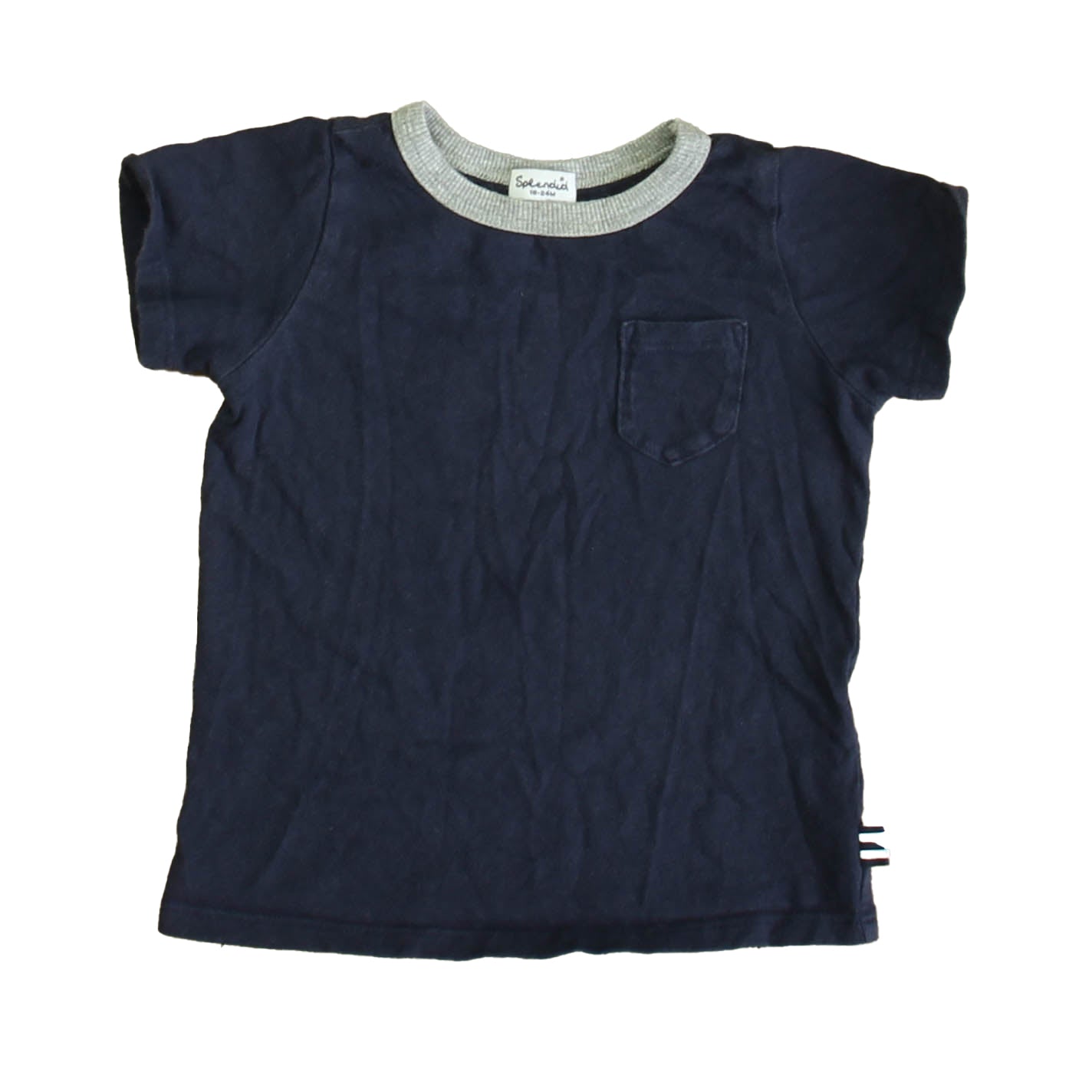 Splendid Boys Navy T-Shirt Size: 18-24 Months Navy