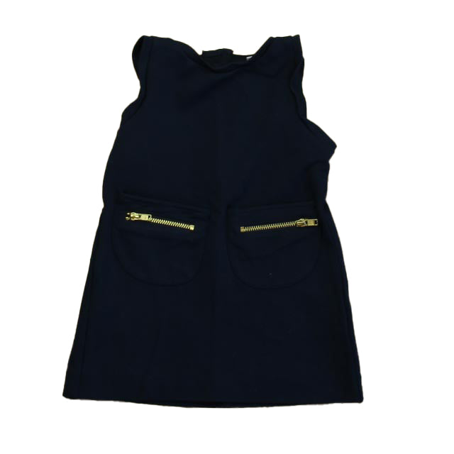 Egg Girls Navy Dress Size: 12 Months Navy