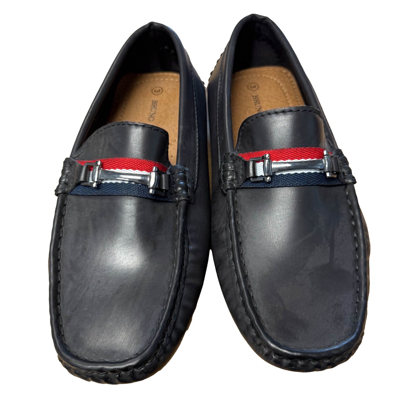 Bruno Marc Boys Navy Shoes Size: 3 Youth Navy