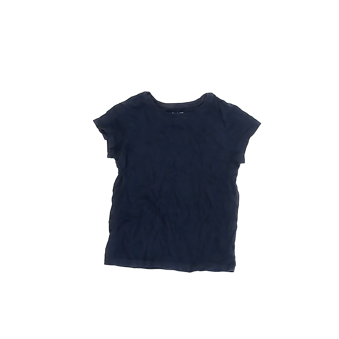 Children's Place Boys Navy T-Shirt Size: 7-8 Years Navy
