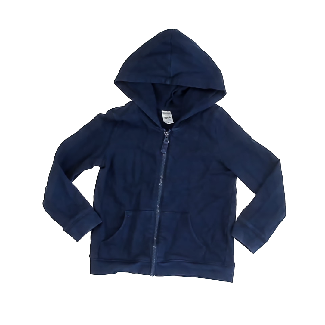 Carter's Boys Navy Hoodie Size: 5T Navy