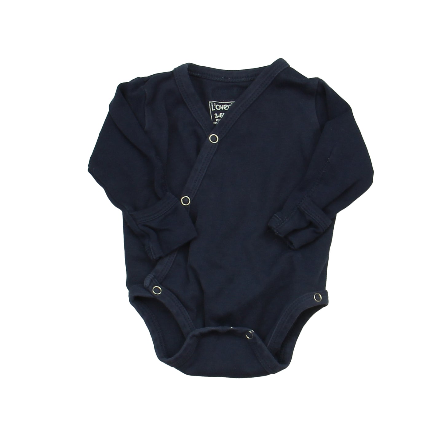L'oved Baby Boys Navy Onesie Size: 3-6 Months Navy