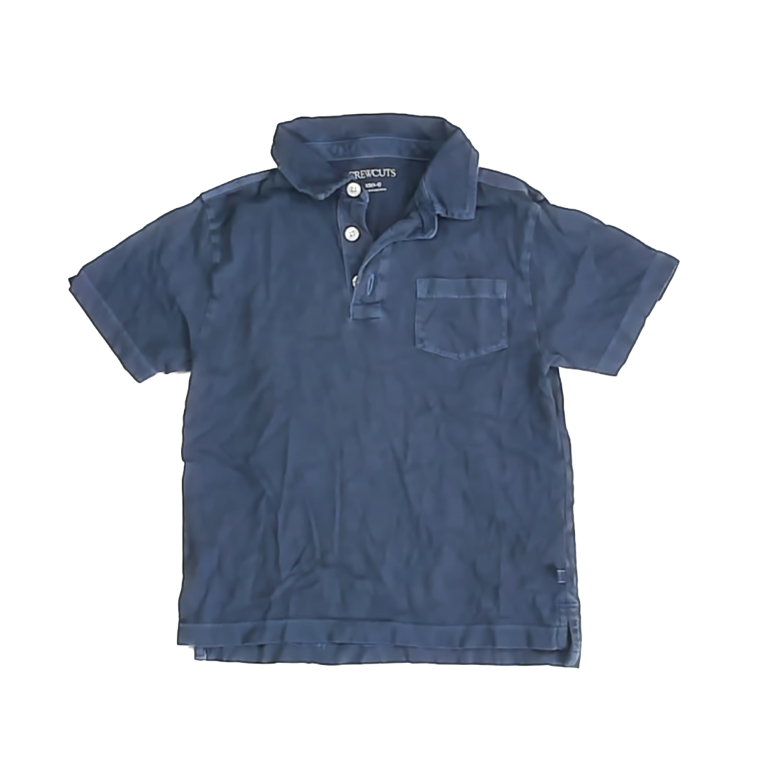Crewcuts Boys Navy Polo Shirt Size: 4-5T Navy