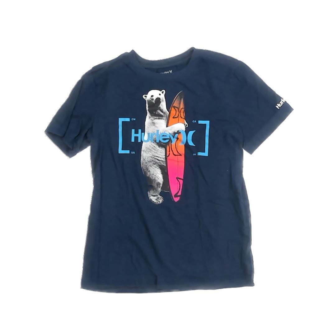 Hurley Boys Navy T-Shirt Size: 12-13 Years Navy