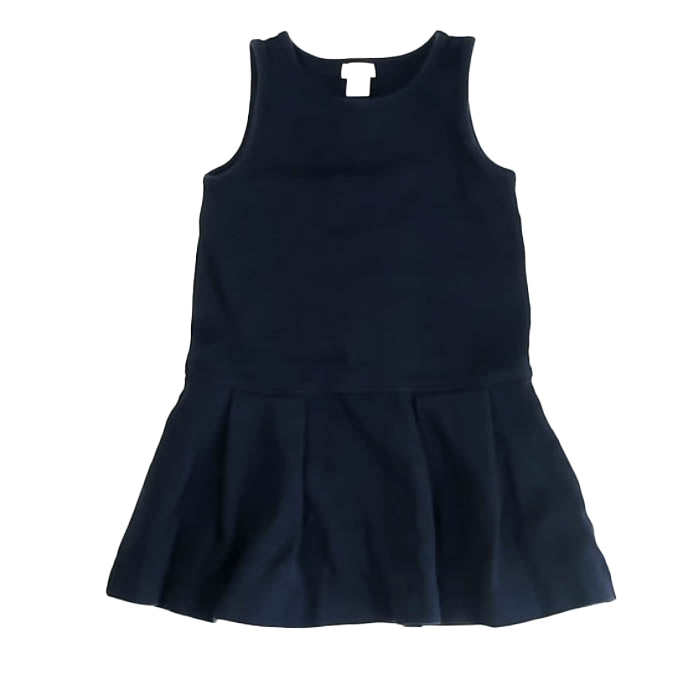 Crewcuts Girls Navy Dress Size: 5T Navy