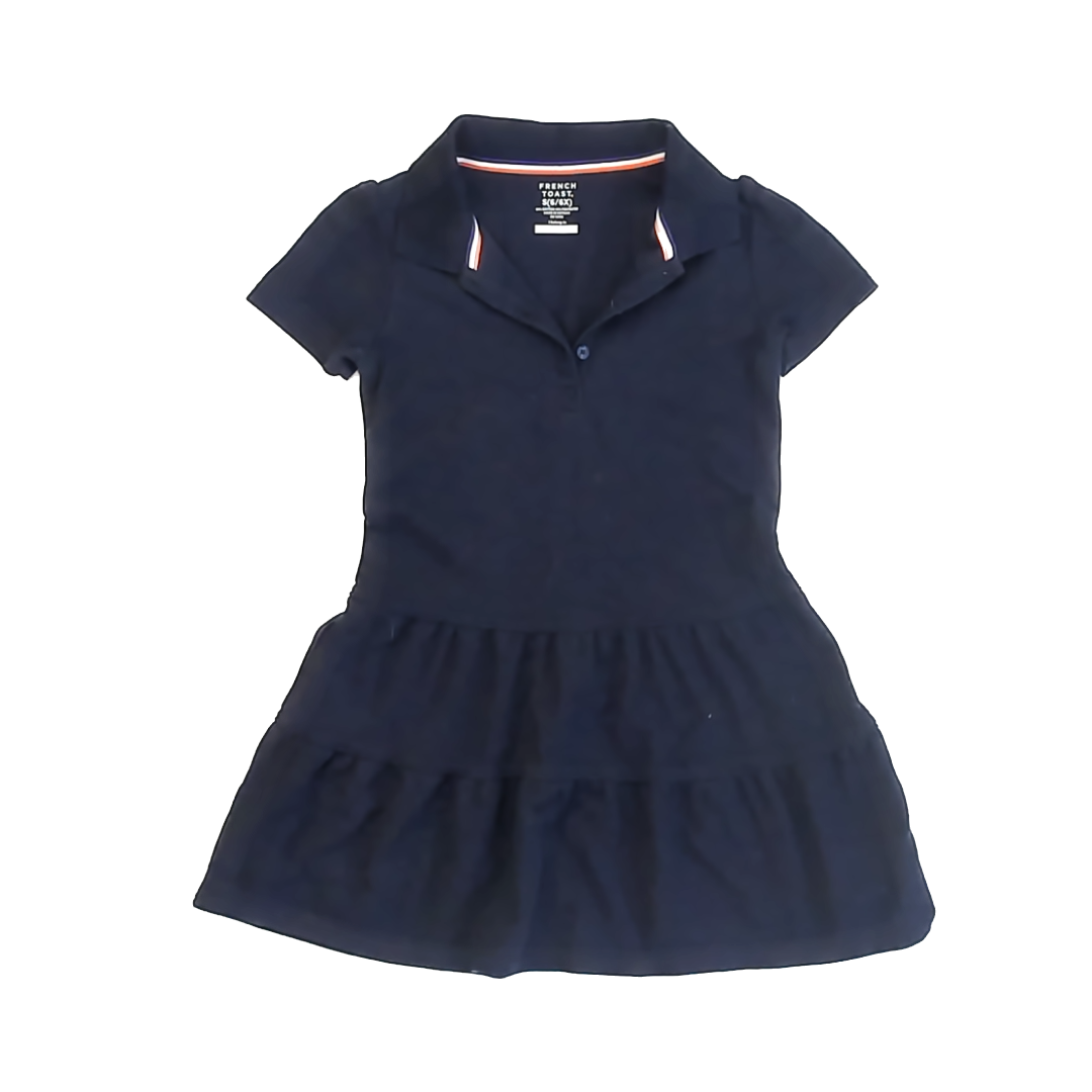 French Toast Girls Navy Dress Size: 6 Years Navy