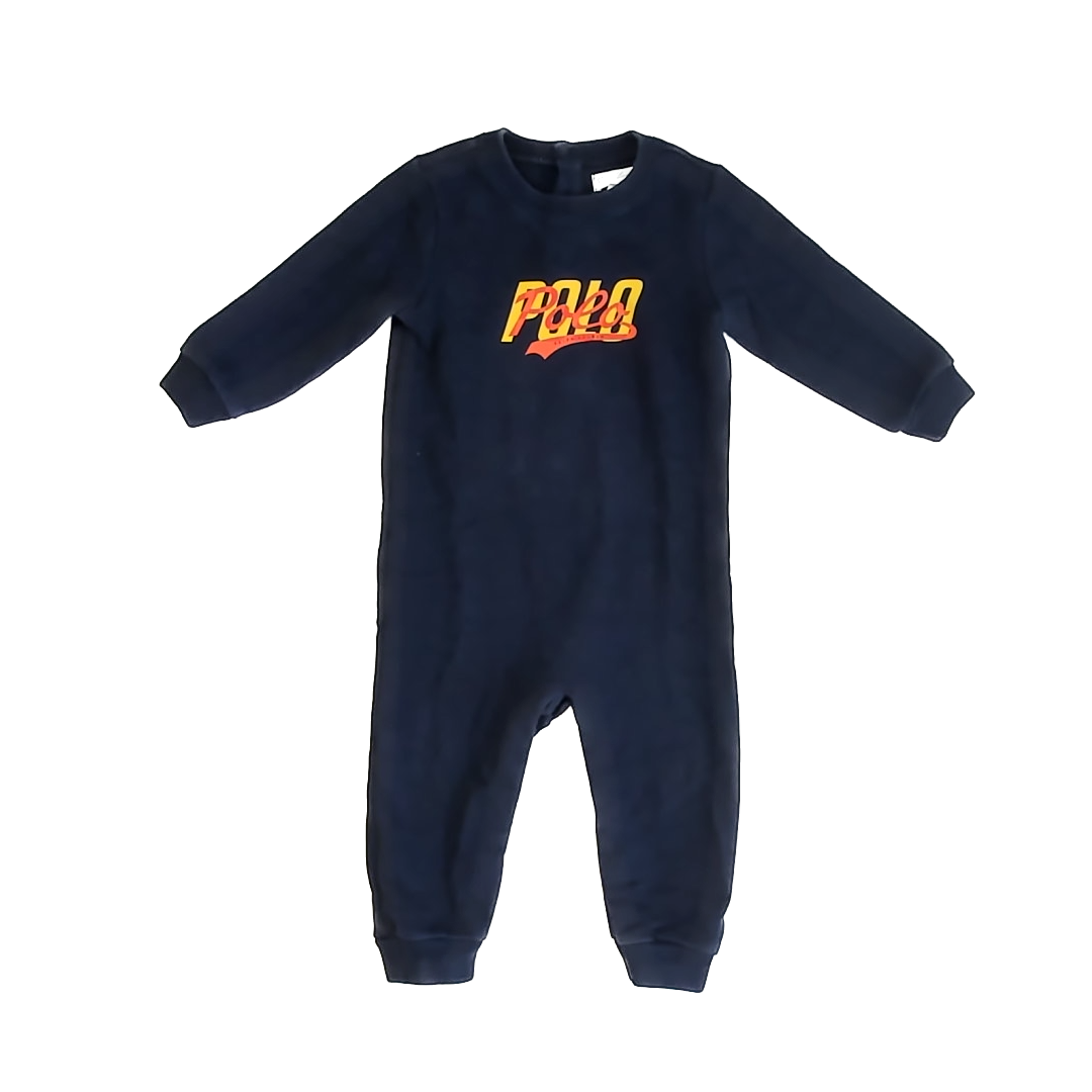 Ralph Lauren Boys Navy Long Sleeve Outfit Size: 12 Months Navy