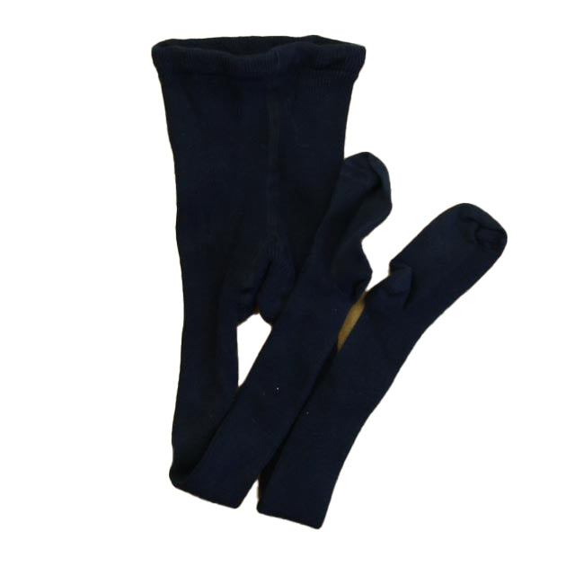 Hanna Andersson Girls Navy Tights Size: 3T