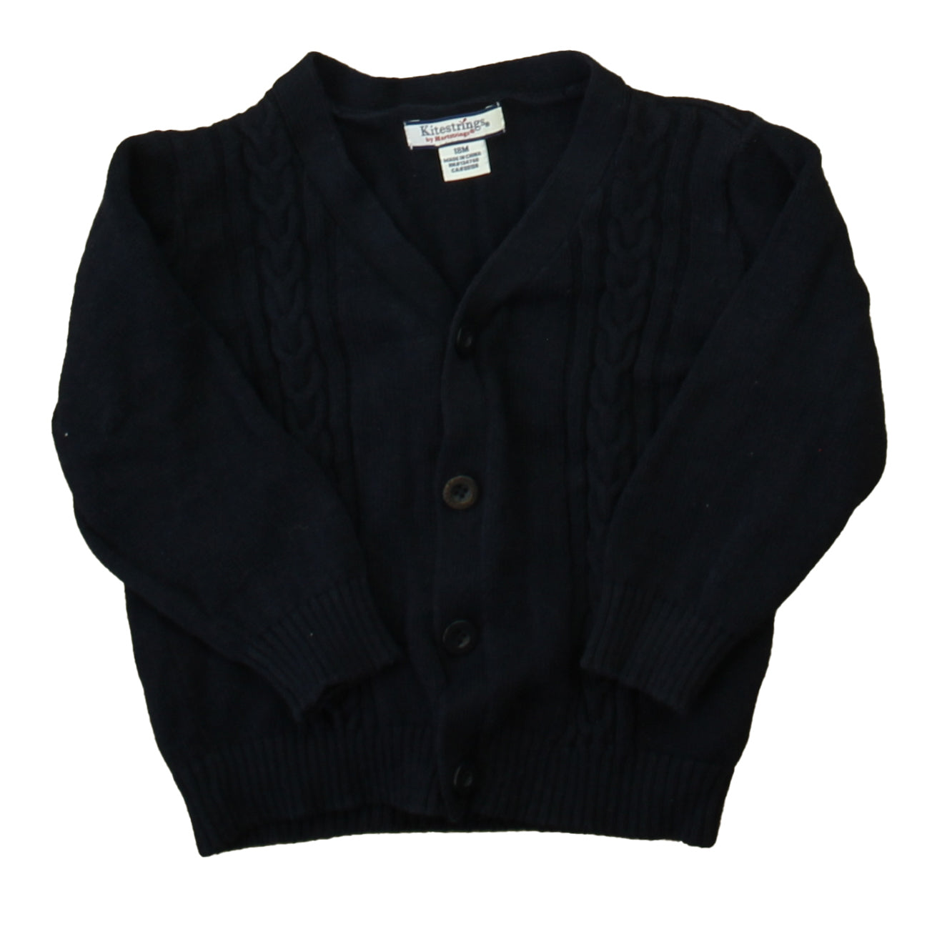 Kitestrings Boys Navy Cardigan Size: 18 Months Navy