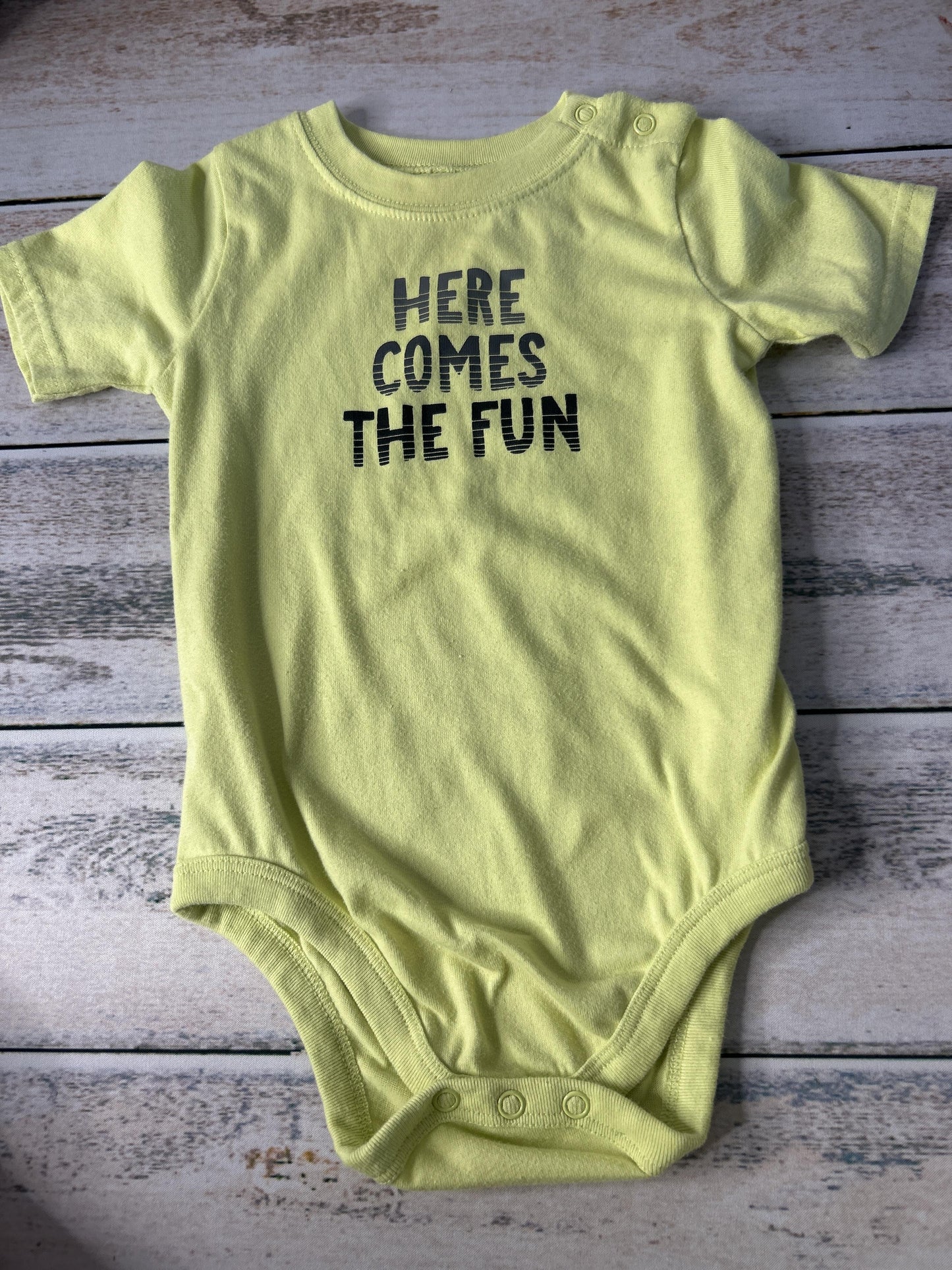 Unisex Neon Yellow Onesie Size: 18-24 months Neon Yellow