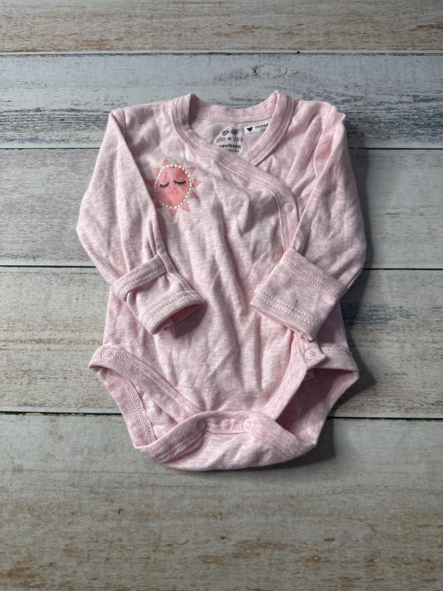 asher and olivia Unisex Onesie Size: Newborn
