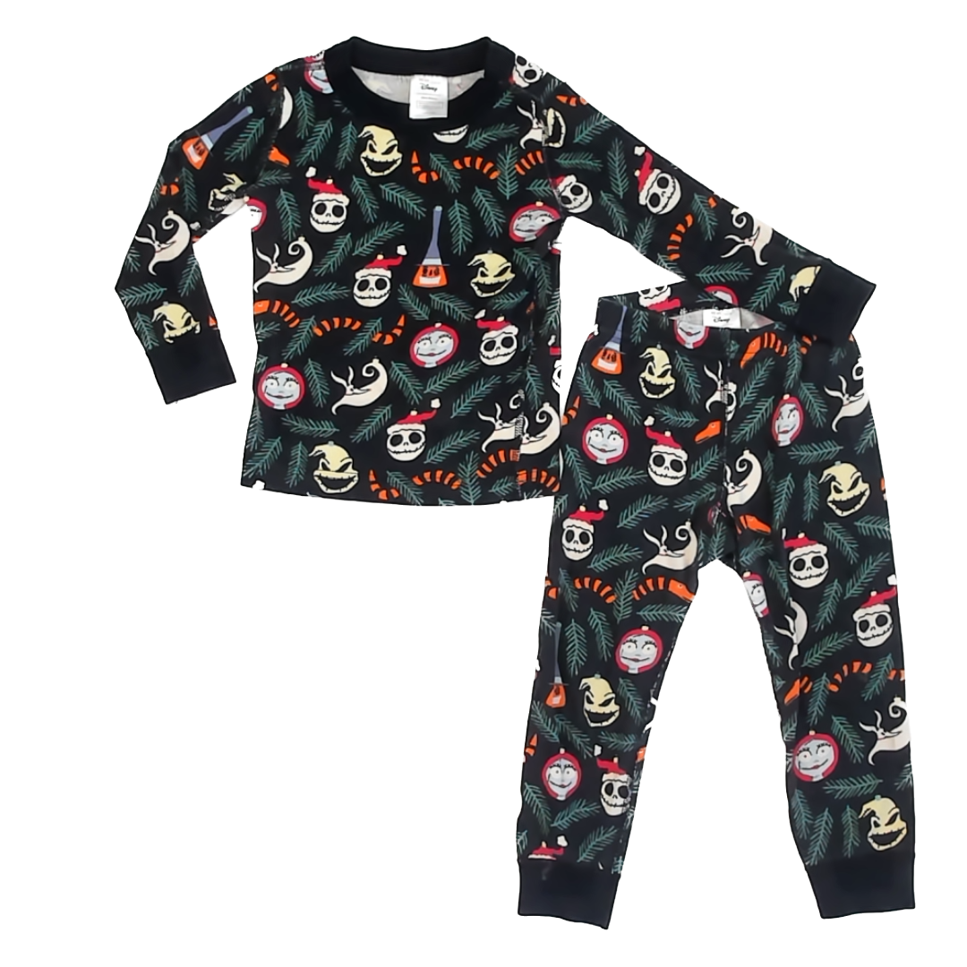 Hanna Andersson Boys Nightmare Before Christmas 2-piece Pajamas Size: 3T Nightmare Before Christmas