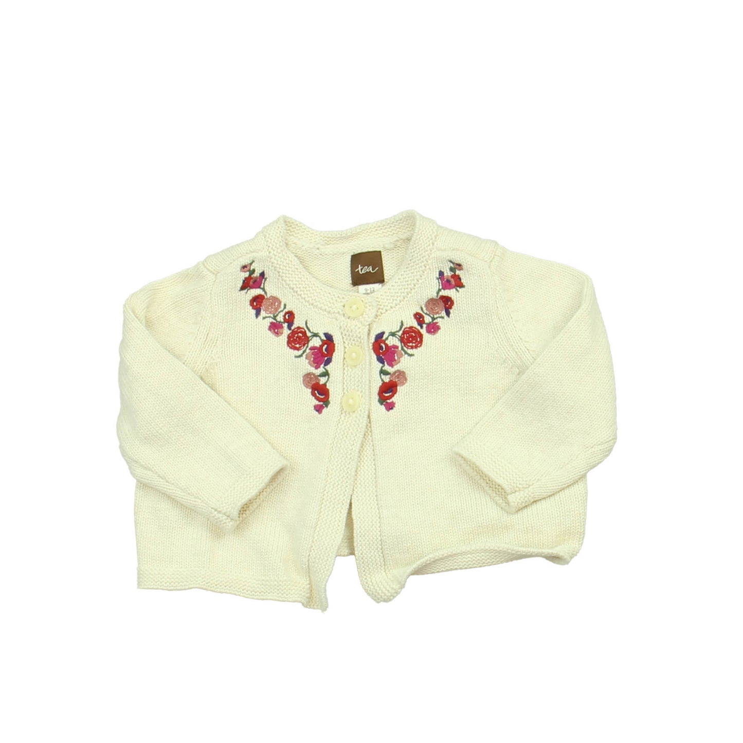 Tea Girls Oatmeal Sweater Size: 6-12 Months Oatmeal