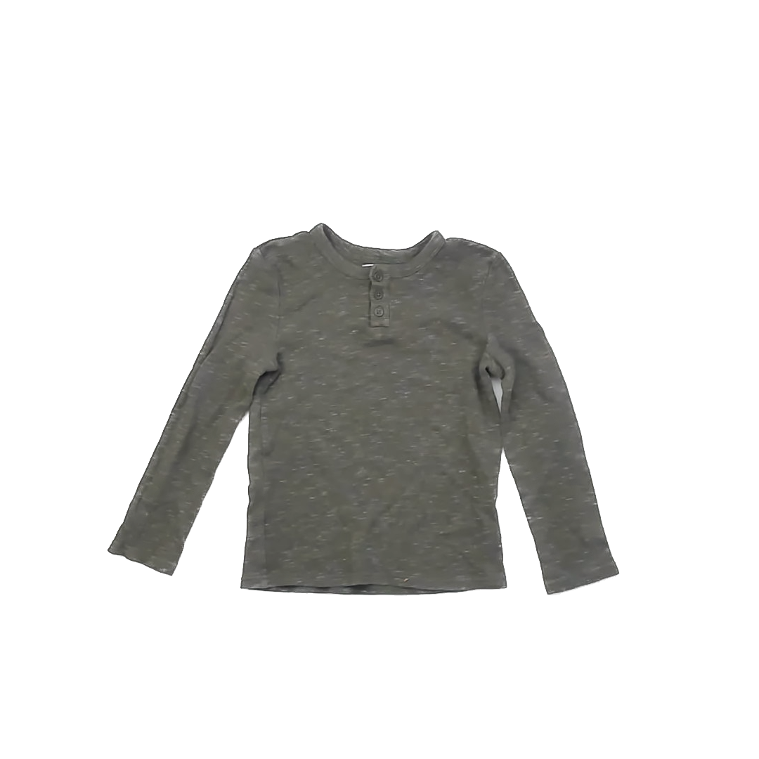 CORE Life Boys Olive Green Long Sleeve T-Shirt Size: 5-6 Years Olive Green