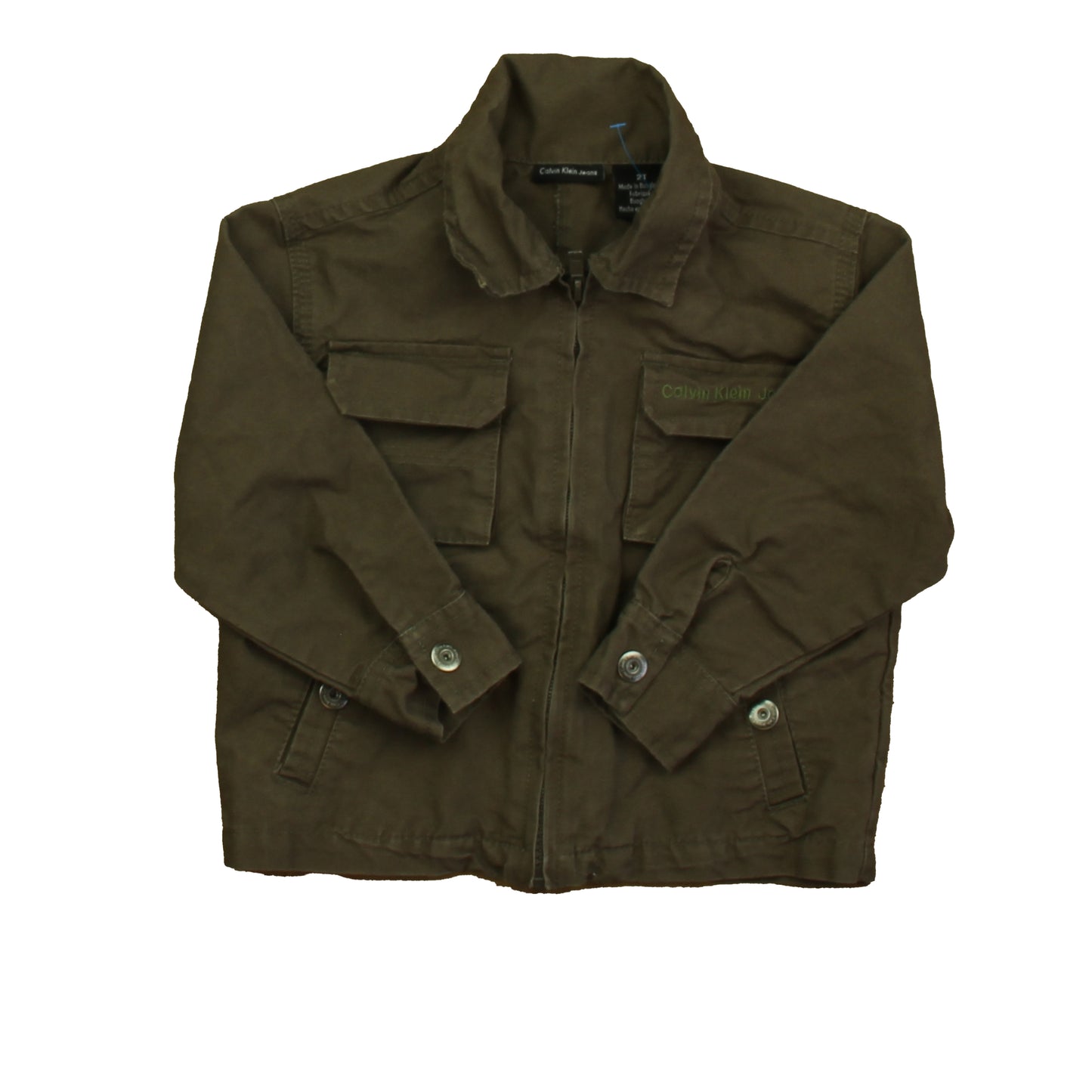 Calvin Klein Boys Olive Jacket Size: 2T Olive