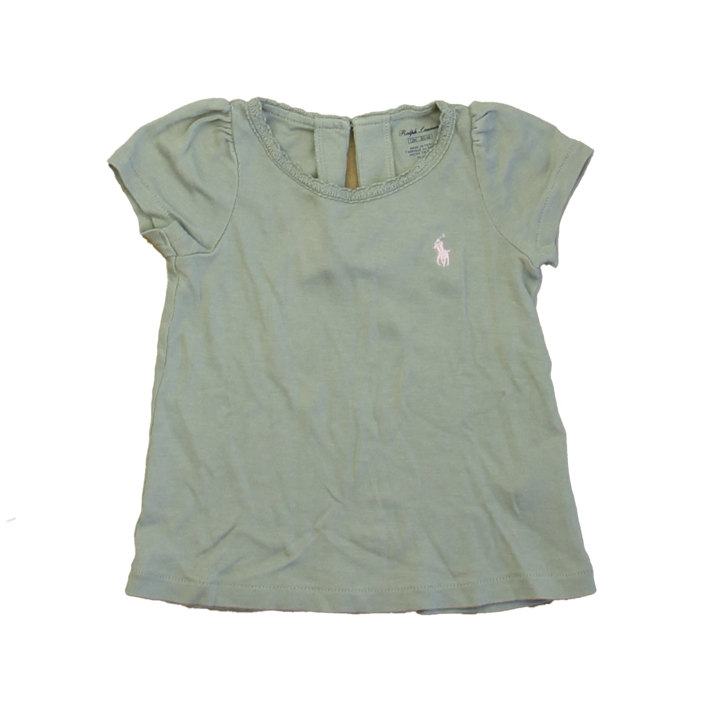 Ralph Lauren Girls Olive T-Shirt Size: 12 Months Olive