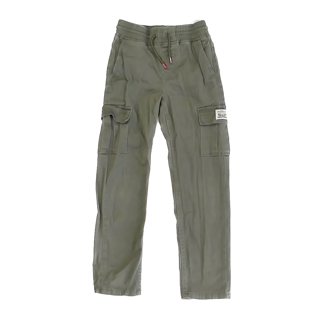 Levi's Boys Olive Cargo Pants Size: 7 Years Olive