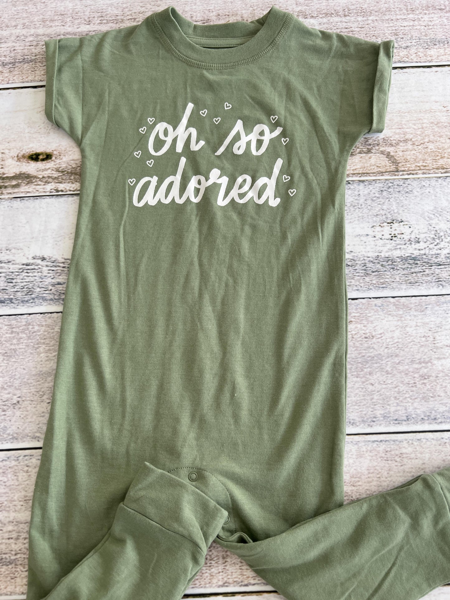 Cat & Jack Unisex Olive Romper Size: 18 months Olive