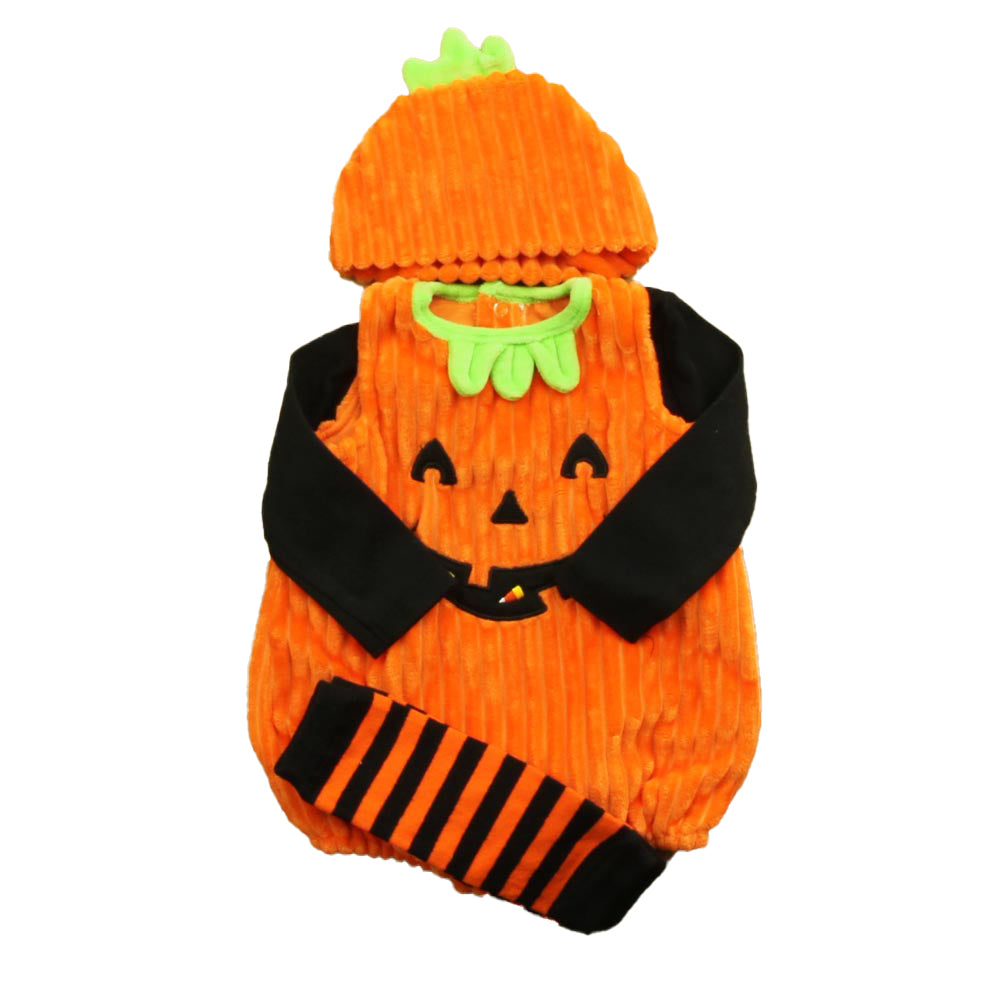 Baby Starter's Unisex Orange | Black Pumpkin Costume Size: 9 Months