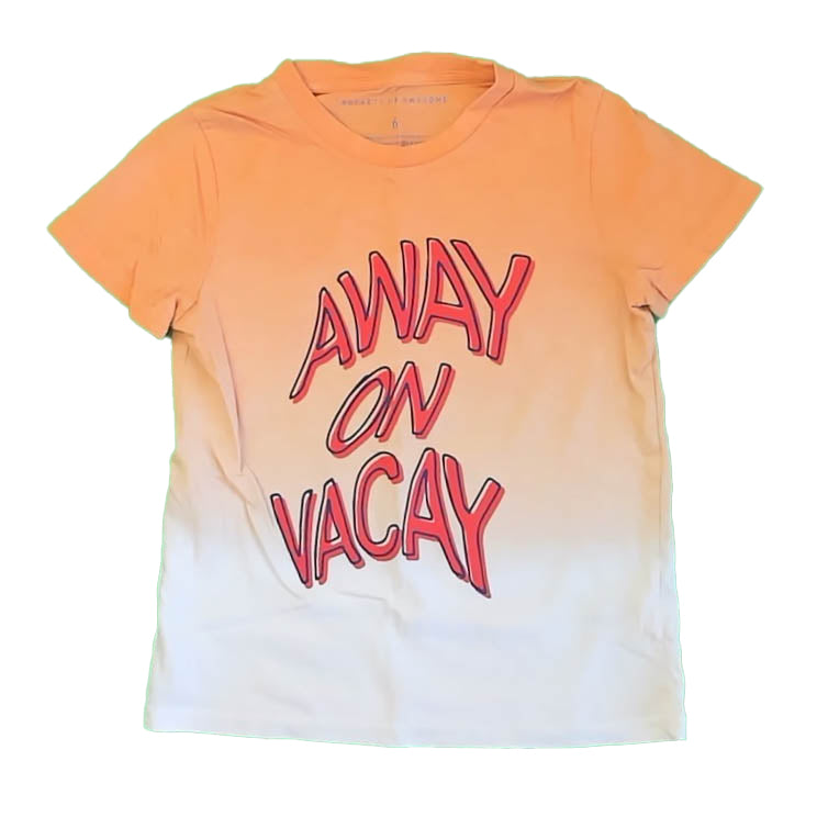 Rockets Of Awesome Boys Orange Ombre T-Shirt Size: 6 Years Orange Ombre