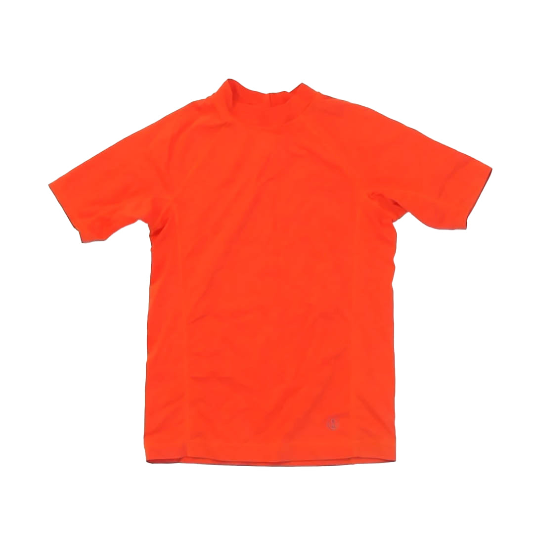 Lands' End Boys Orange Rashguard Size: 7 Years Orange