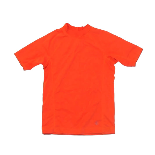 Lands' End Boys Orange Rashguard Size: 7 Years Orange