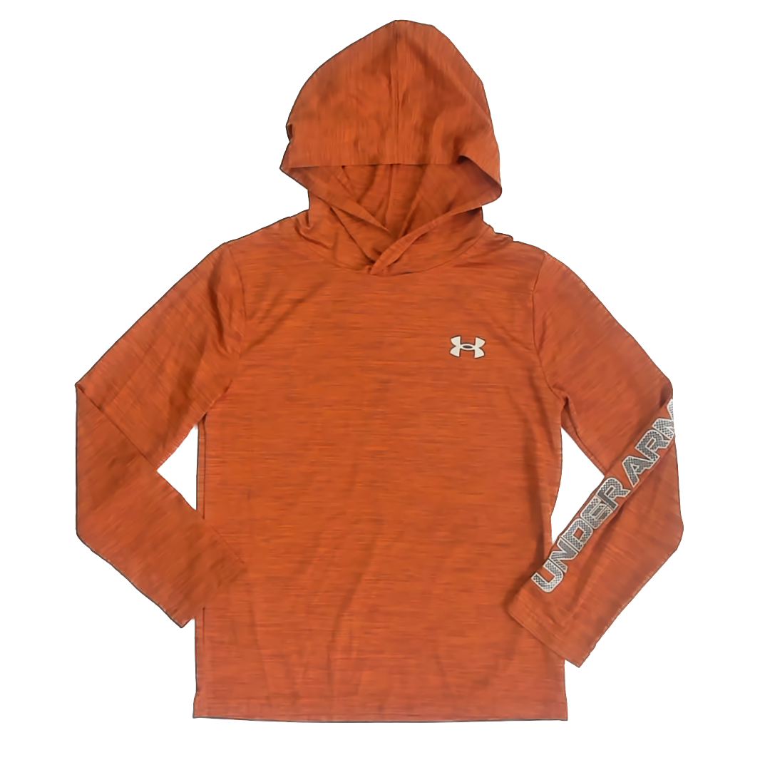 Under Armour Boys Orange Athletic Top Size: YMD 10-12 Years Orange