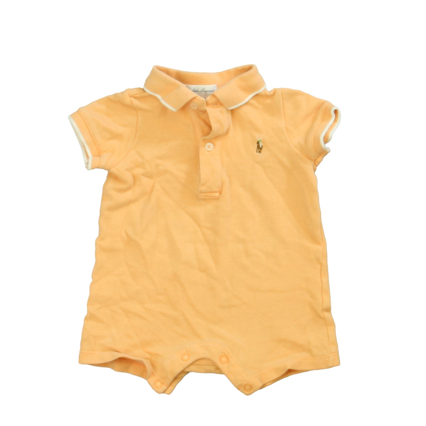Ralph Lauren Boys Orange Romper Size: 3 Months Orange