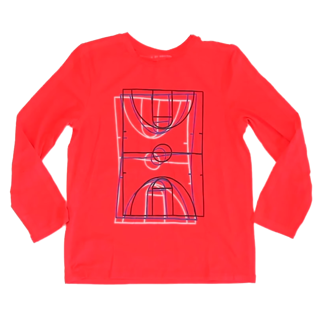 Rockets Of Awesome Boys Orange Athletic Top Size: 7 Years Orange